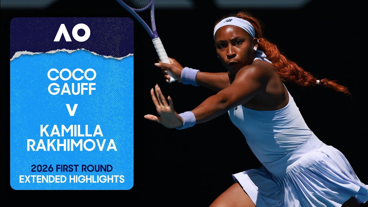 Coco Gauff v Kamilla Rakhimova Extended Highlights | Australian Open 2026 First Round