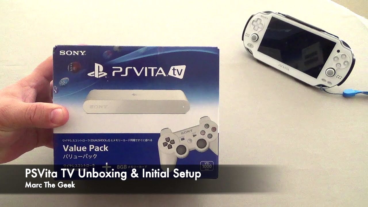 PSVita TV Unboxing & Initial Setup (Read Update)