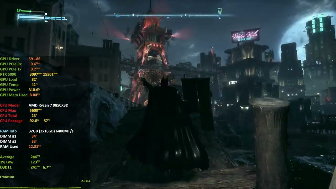 Batman  Arkham Knight community patch 4k 260fps