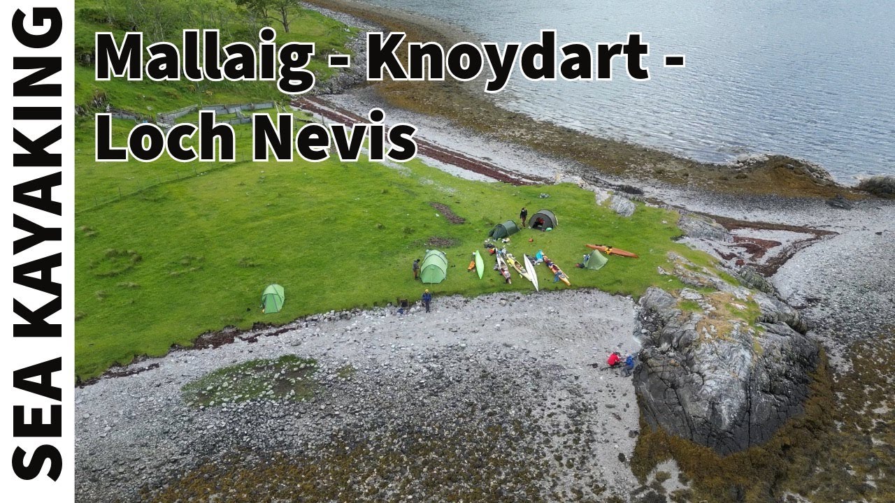 Sea Kayaking.  Mallaig - Knoydart - Loch Nevis back to Mallaig.  2 campsites.  West coast Scotland.