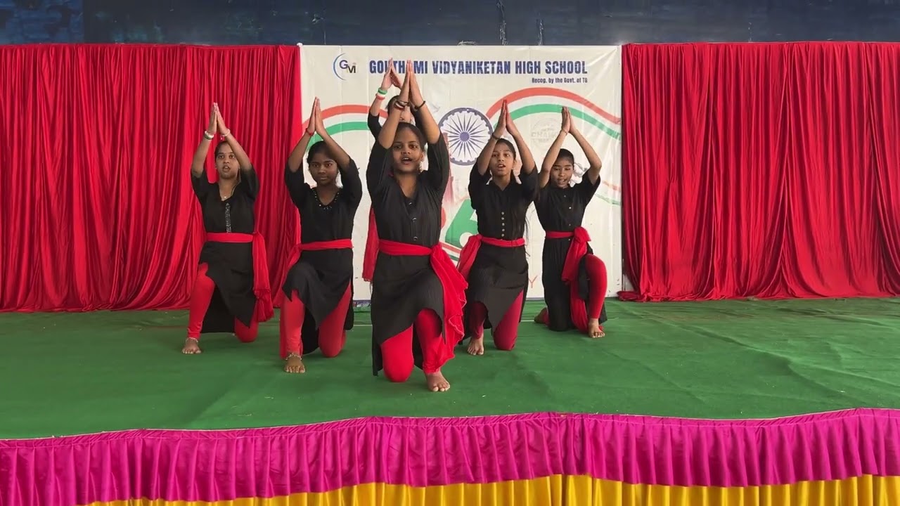 Republic Day magic at our school! Gouthami VidyaNiketan High School@GVNHS 