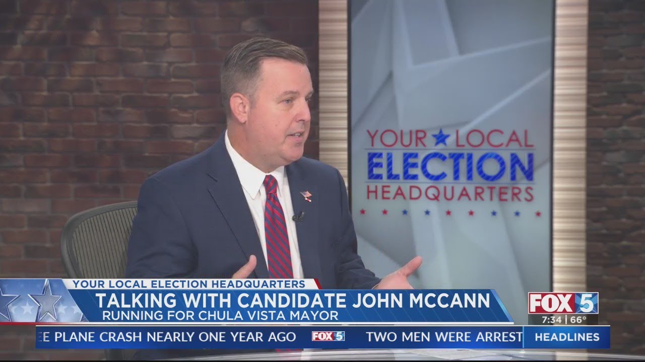 Talking With Chula Vista Mayoral Candidate John McCann