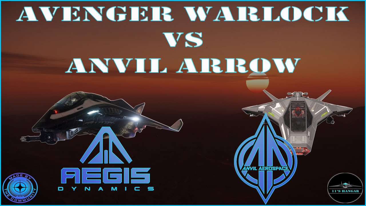 Star Citizen: Aegis Avenger Warlock vs Anvil Arrow