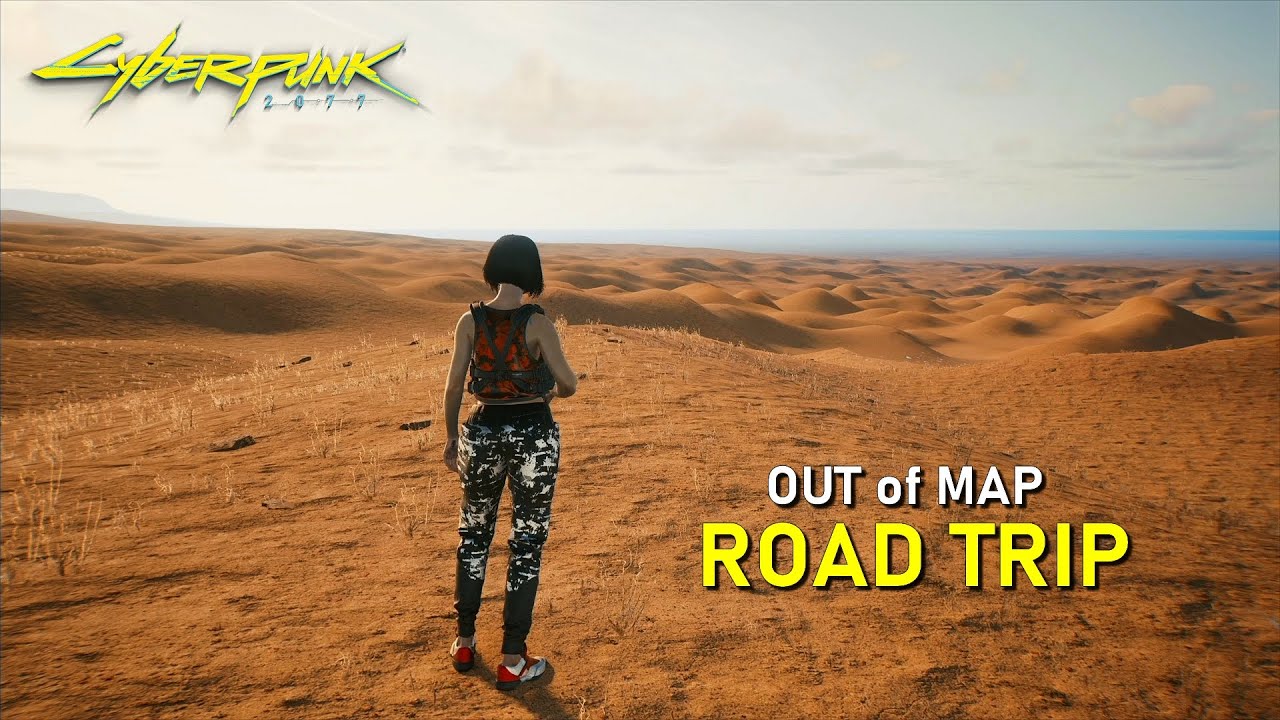 Des Paysages Incroyables en HORS MAP (Road Trip) | CyberPunk 2077