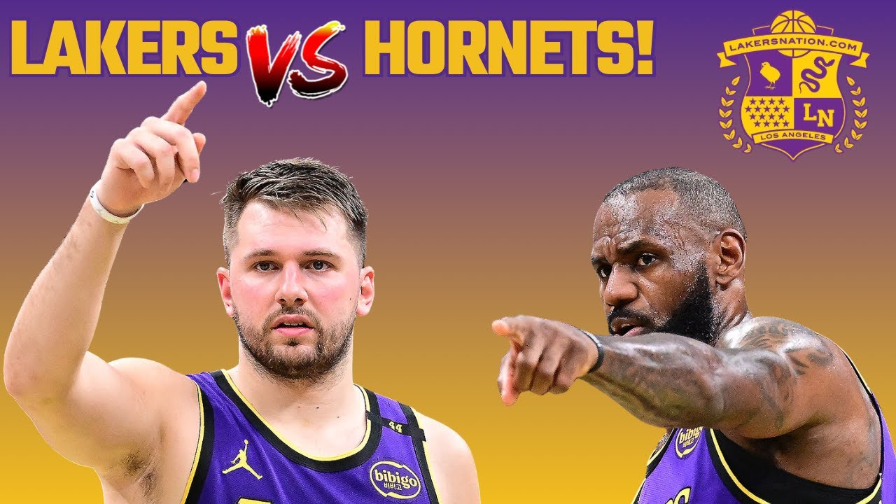 Lakers vs Hornets LIVE Play By Play & Reaction!