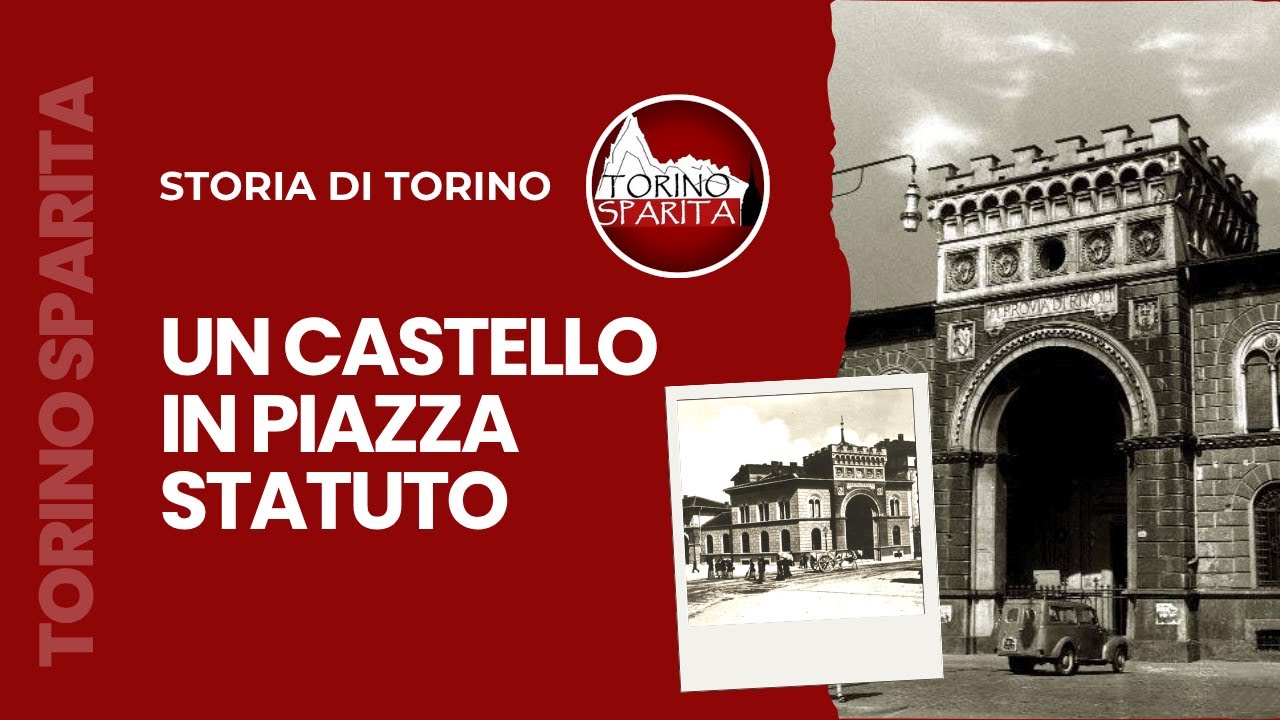 Un castello in Piazza Statuto: la stazione della Ferrovia di Rivoli