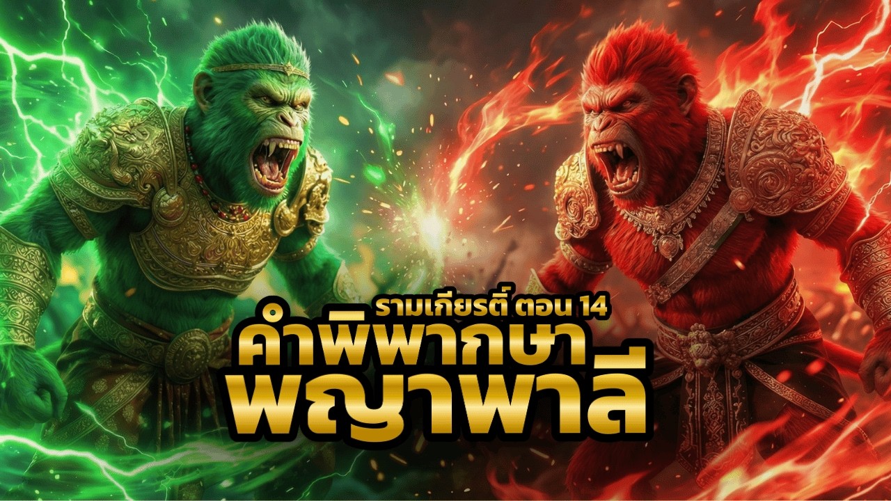 เมื่อเลือดจางกว่าน้ำ ศึกสองพญาลิง คำพิพากษาพญาพาลี ยักษ์เล่ารามเกียรติ์ 14