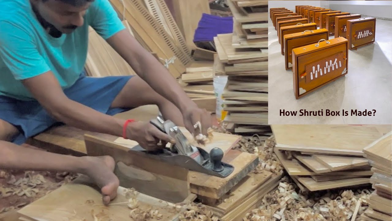 How To Make Shruti Box At Factory | How Is Wooden Shruti Box Made | Shruti Box instruments￼