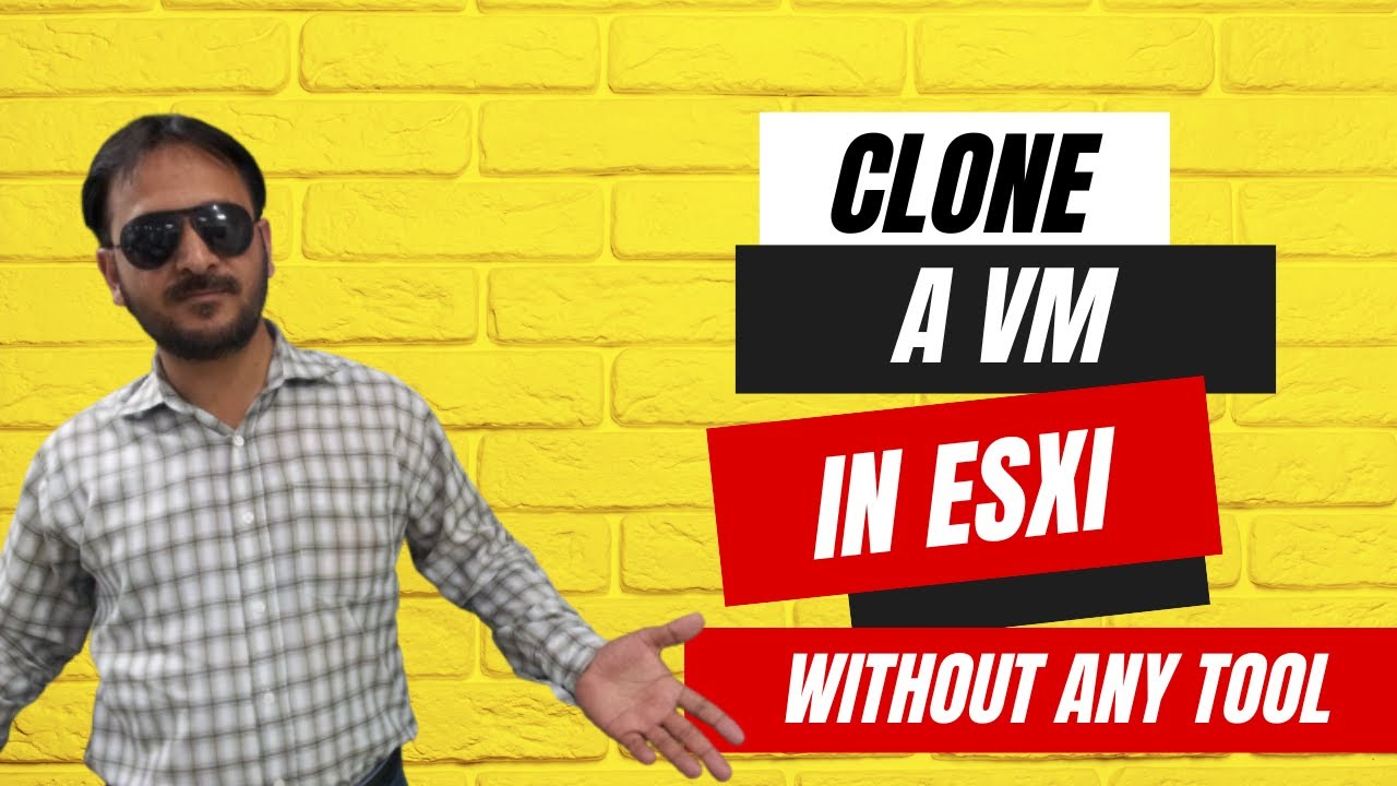 Clone a VM in ESXi without any tool