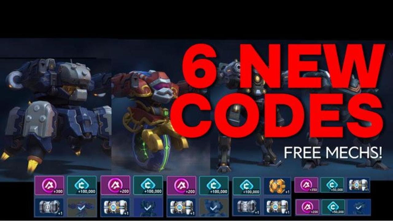 6 NEW PROMO CODES in Mech Arena (FREE Mechs + A-Coins)