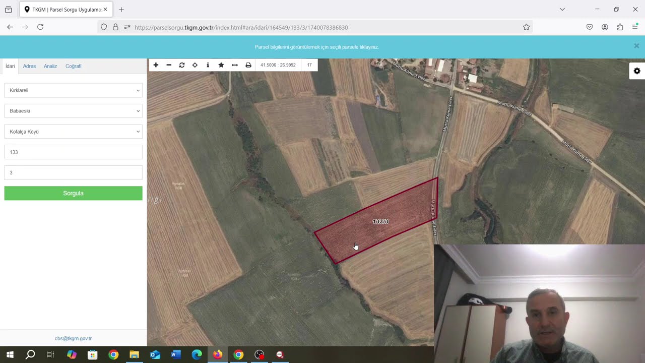 21 Şubat 2025 E-İhale! Kırklareli Babaeski’de 10.700 m² Tarla! 🌿