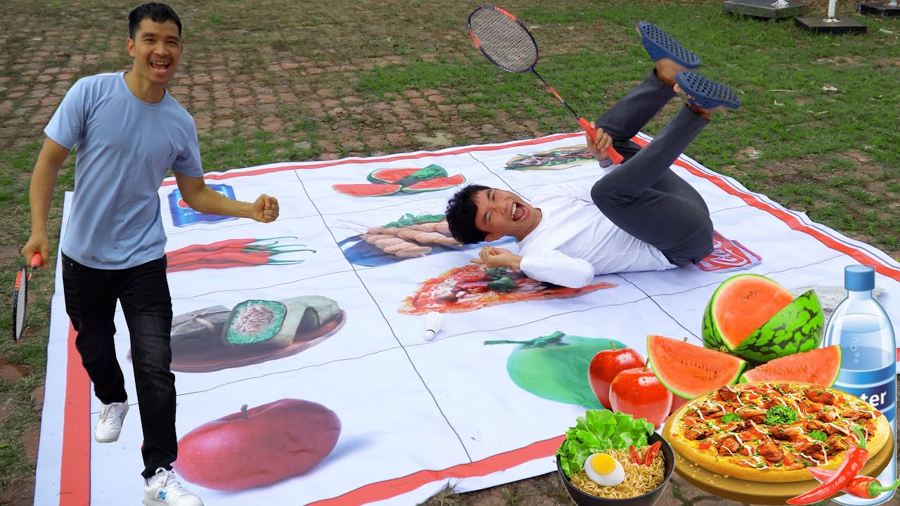 PHD | Trận Chiến Cầu Lông Đồ Ăn | Badminton Food