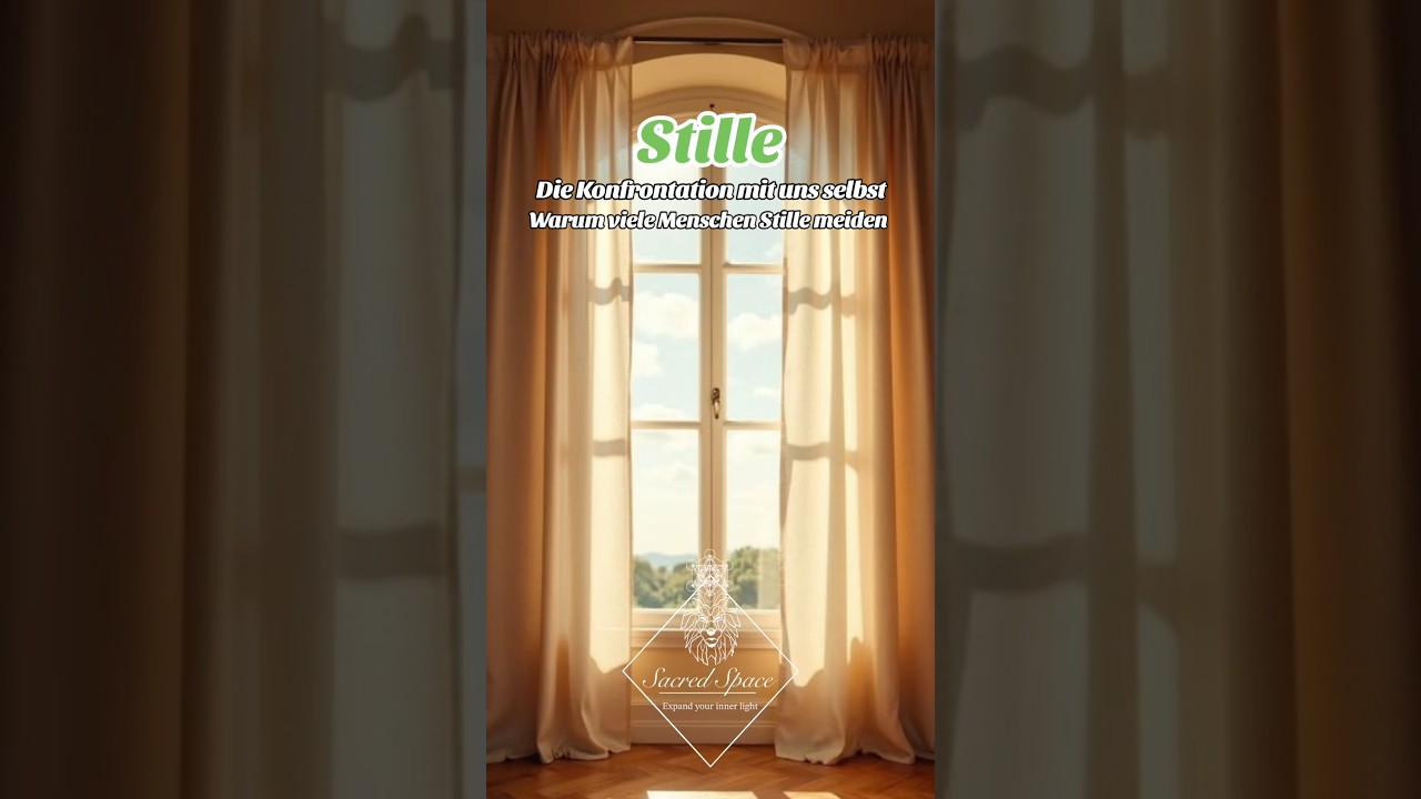 🪬Stille &ndash; die Konfrontation mit uns selbst🪬 #spiritualit&auml;t #bewusstsein