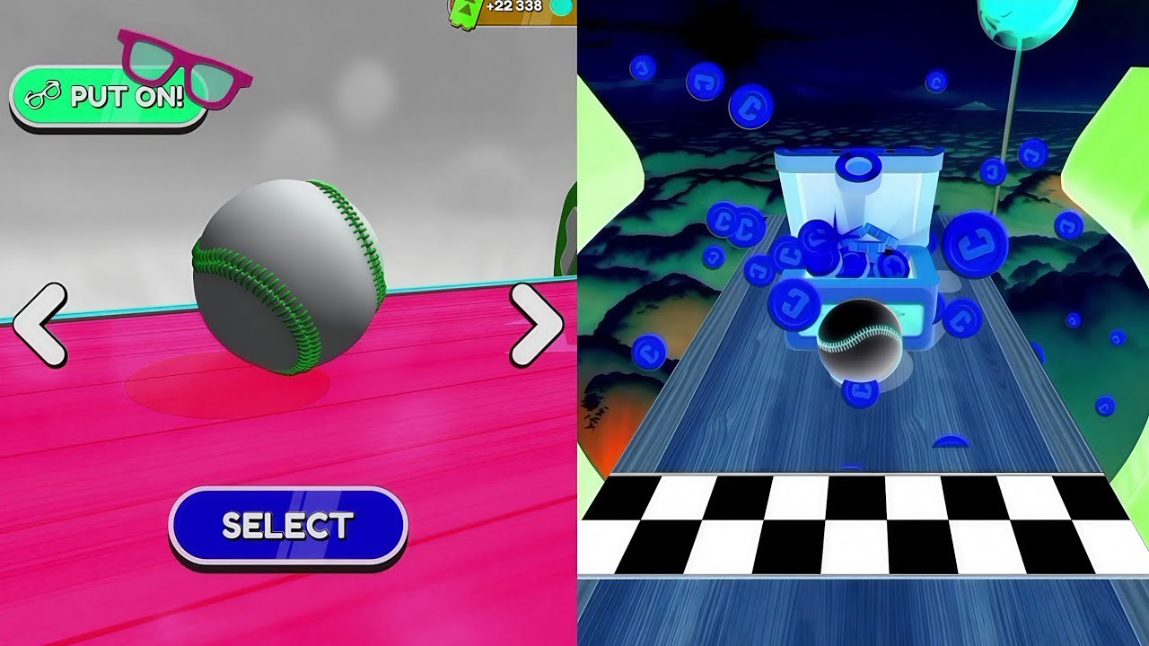 Going Balls Vs Reversed Video Gameplay Super SpeedRun #58