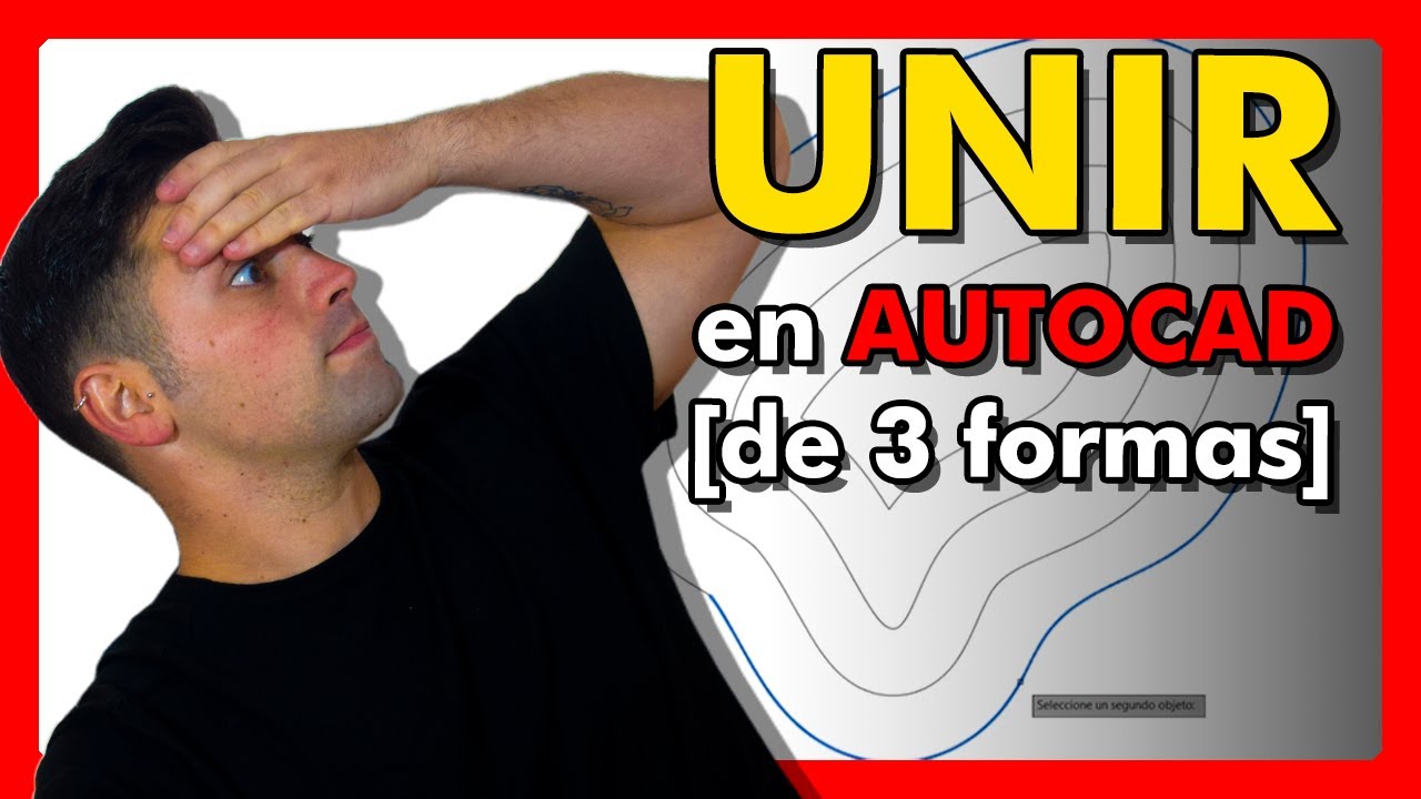 🔴 Cómo UNIR Líneas, Polilíneas o Splines en AutoCAD ¡Aunque no se toquen!