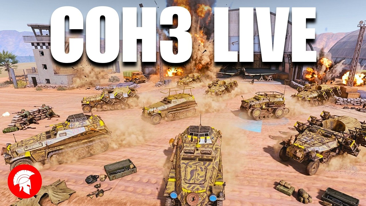 ⭐⭐⭐Company of Heroes 3 Live!⭐⭐⭐High Elo Action!⭐⭐⭐Achilles Gaming!