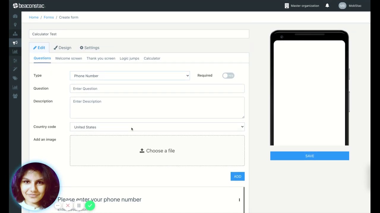 Form Enhancements: Send SMS