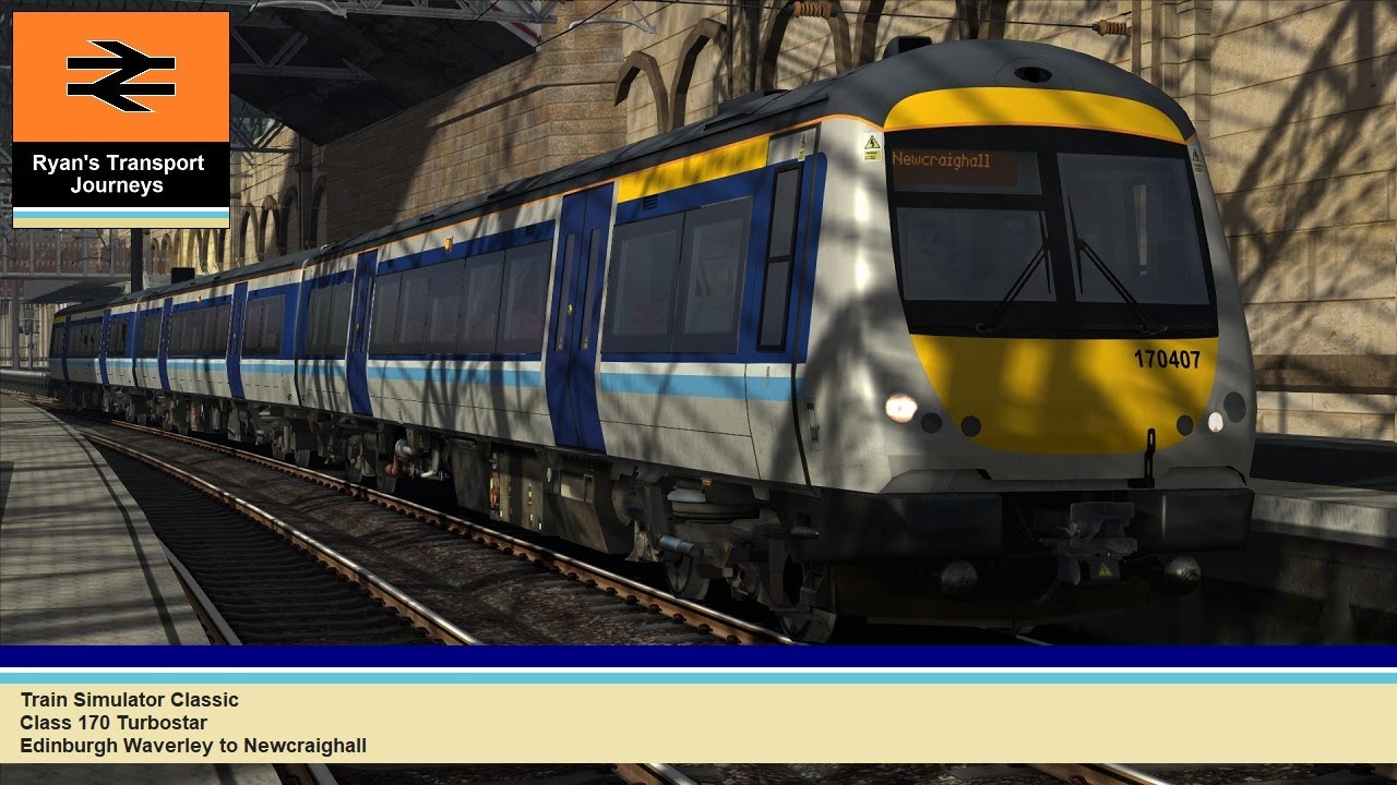 Train Simulator Classic Class 170 Turbostar Edinburgh Waverley to Newcraighall