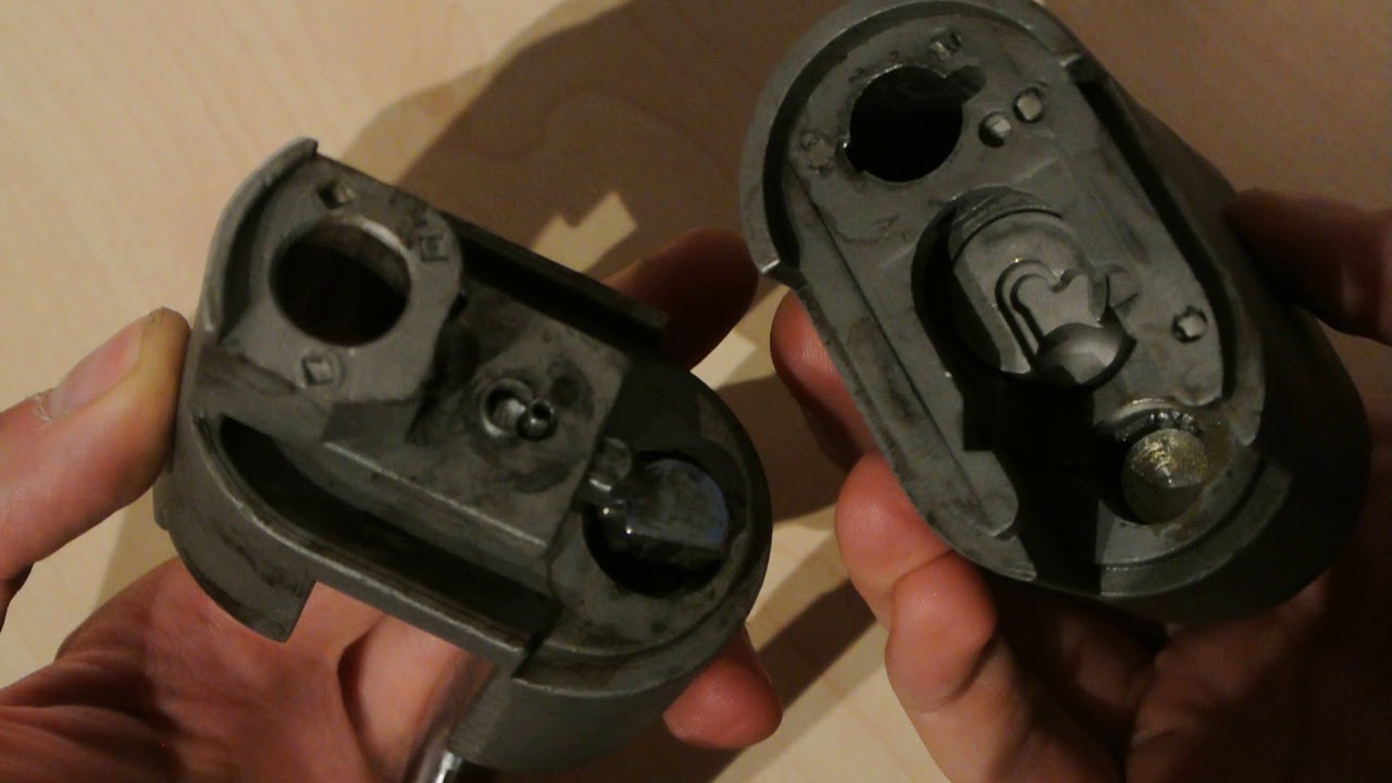 3D-Printed Metal Key for S&G 833 Padlock (Medeco Biaxial)