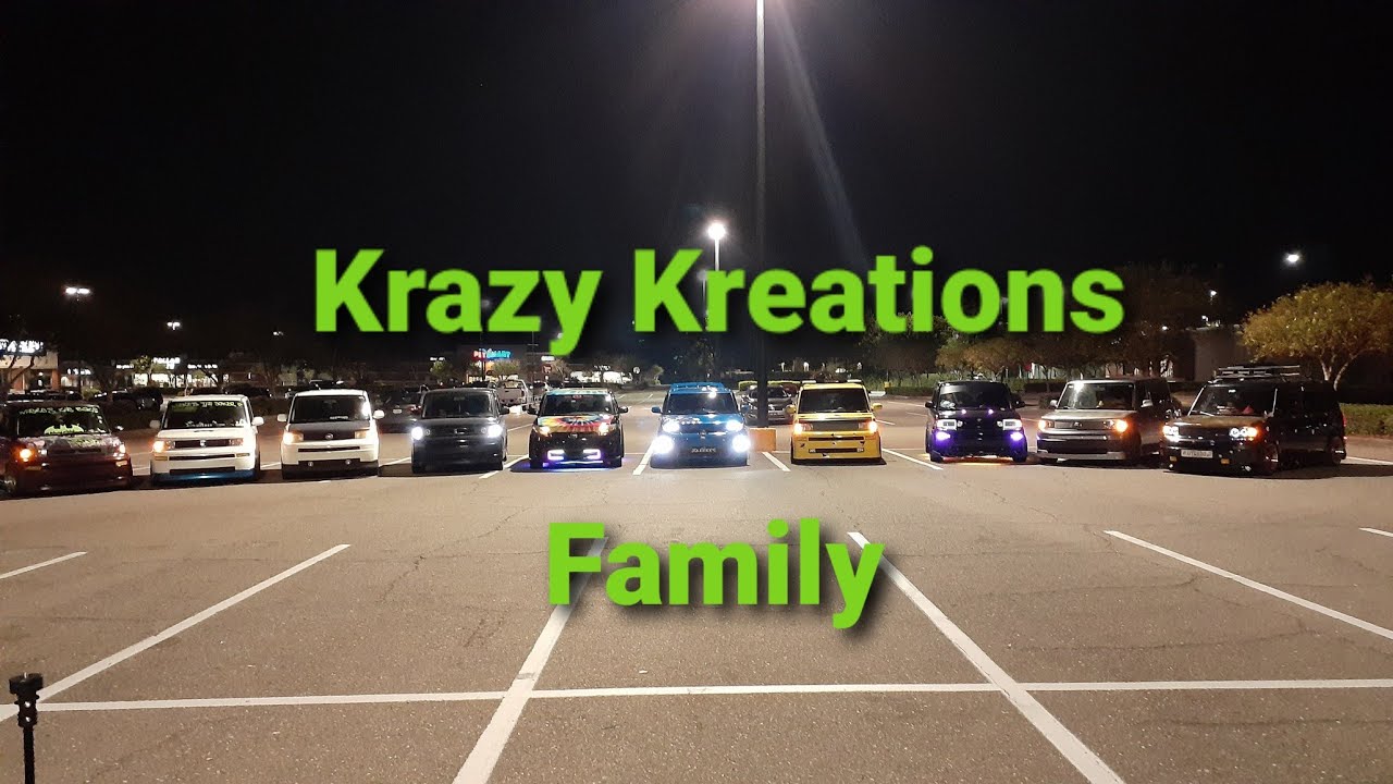 Krazy Kreations Family Beach day- scion xb