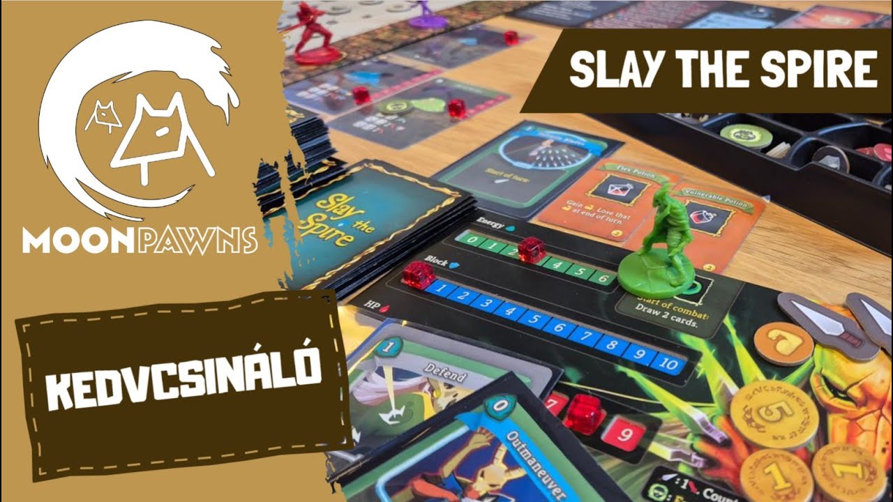 Slay the Spire társasjáték kedvcsináló | Hentelés időtlen időkig? 🗡️