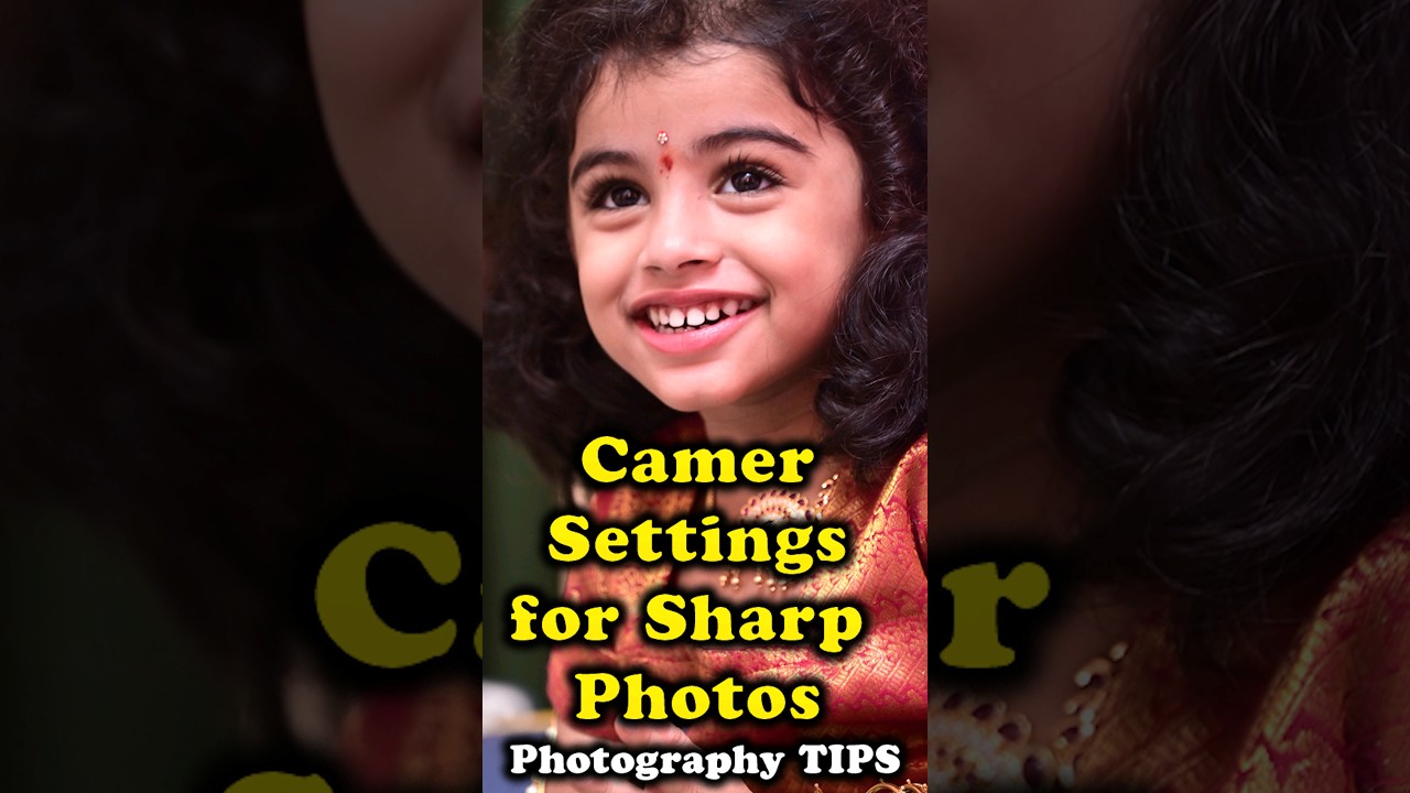 Sharp photos camera settings 