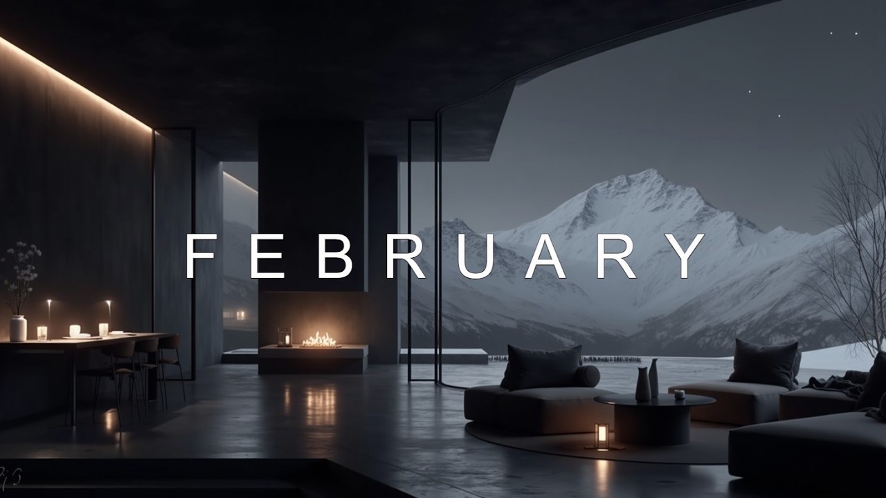 Зимняя рабочая музыка Спокойная зимняя атмосфера для продуктивности