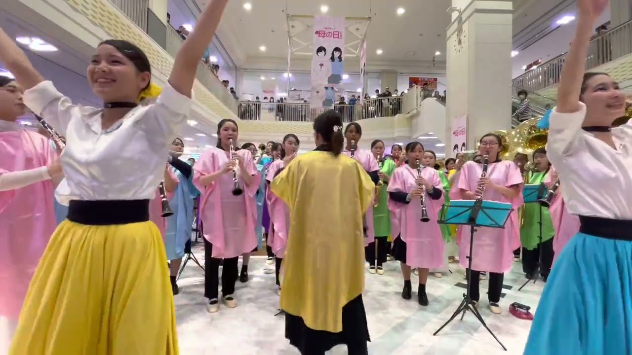 活水中学校・高等学校 吹奏楽部 演奏会♪ 2023.5.7  イオン大村店
