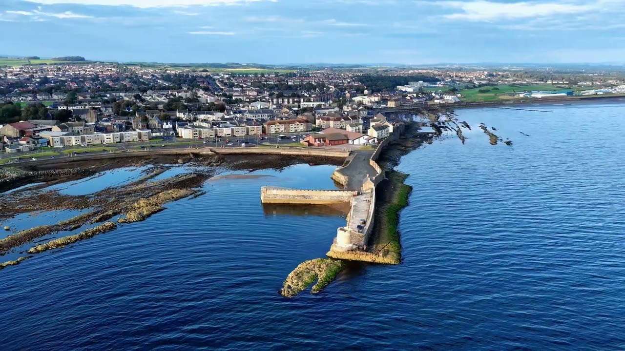A Gull's Eye View Of Saltcoats Harbour Area.