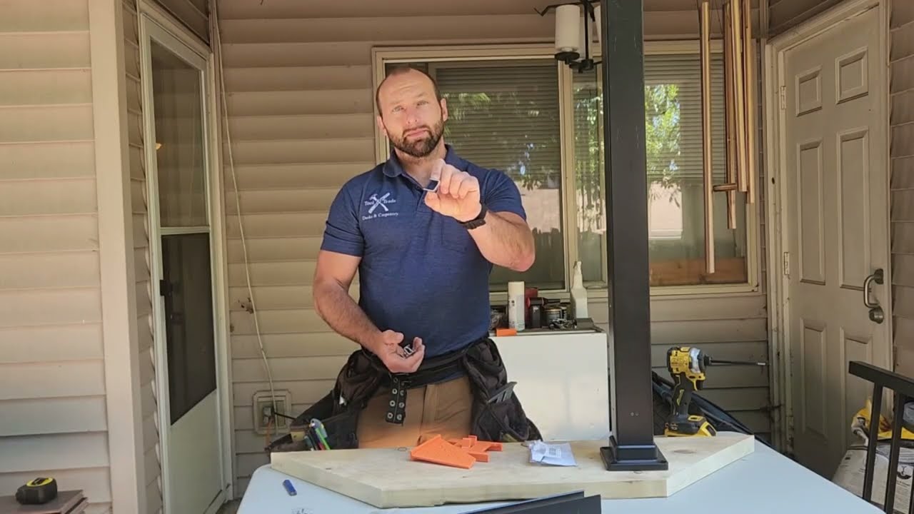 How I Install TimberTech Impression Rail Express Aluminum Railings on 45 Degree Corners