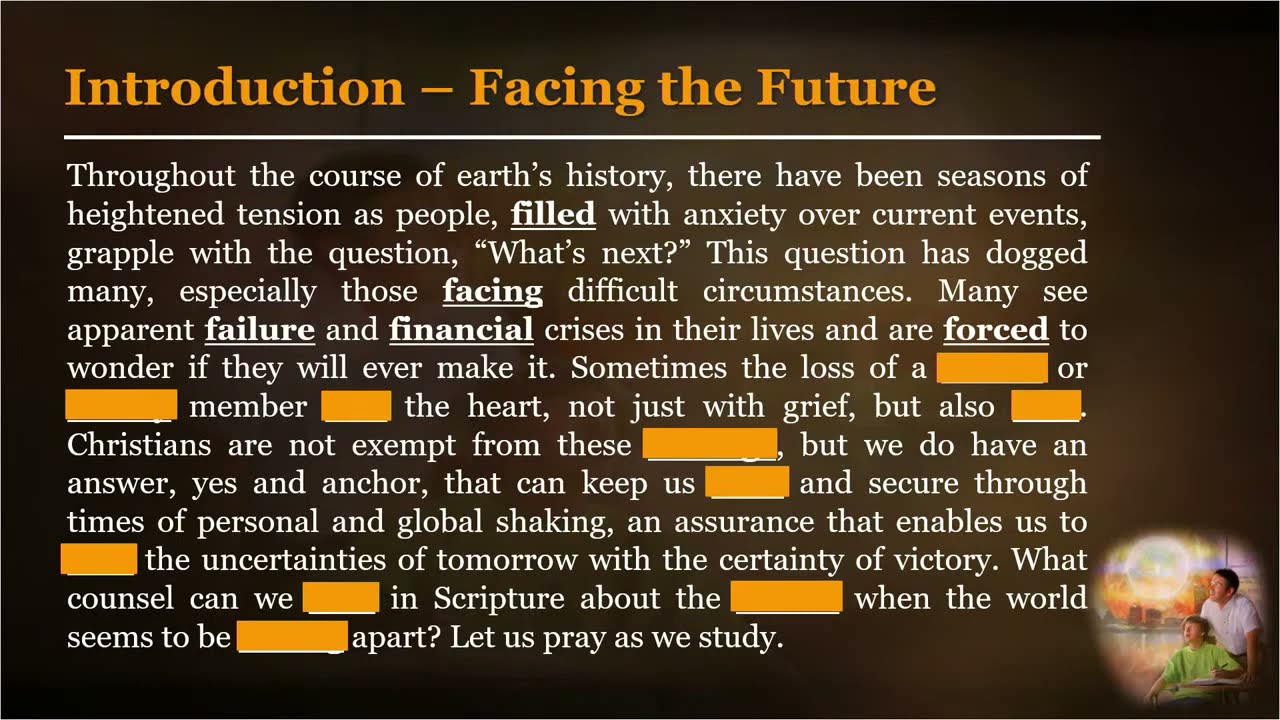 05212022   Facing the Future   Pastor Delthony Gordon