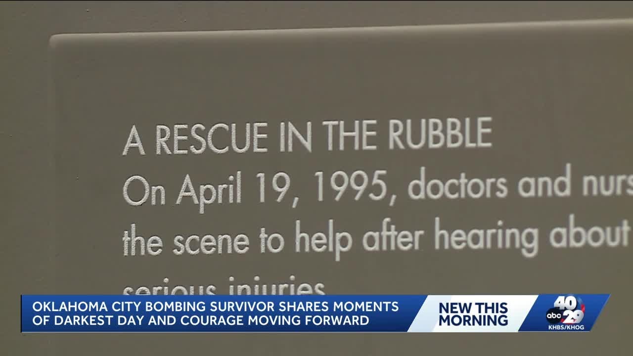Oklahoma City bombing survivor shares moments of darkest day and courage moving forward