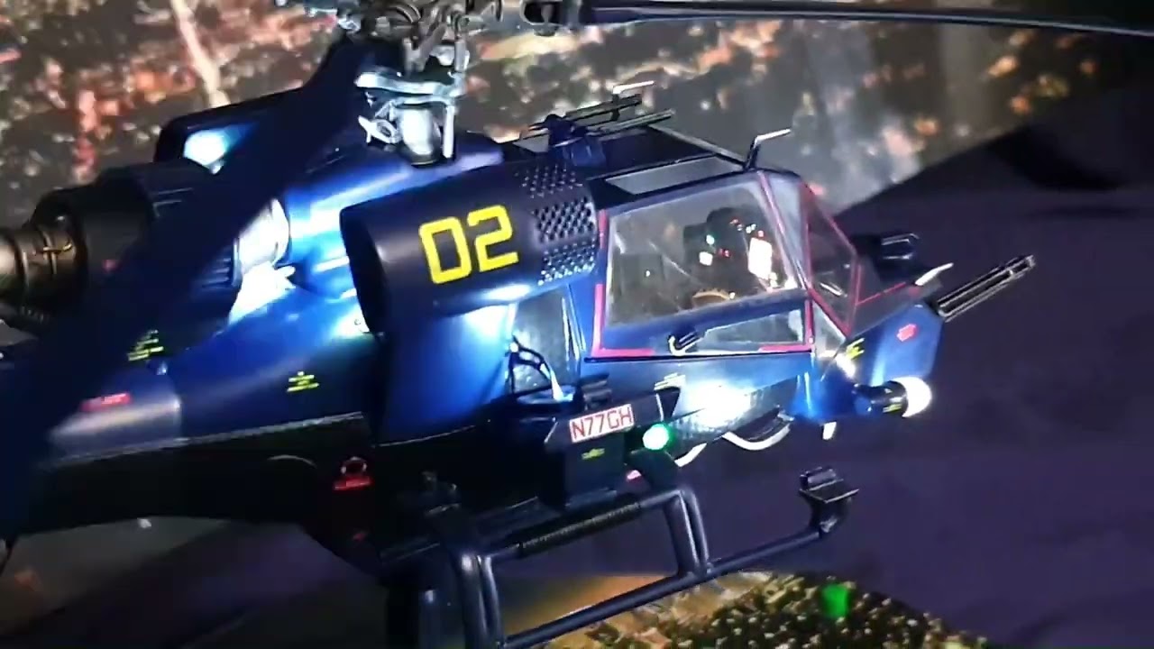 Blue Thunder   Night Flying   Monogram 1:32 Scale Model   Fully Overhauled