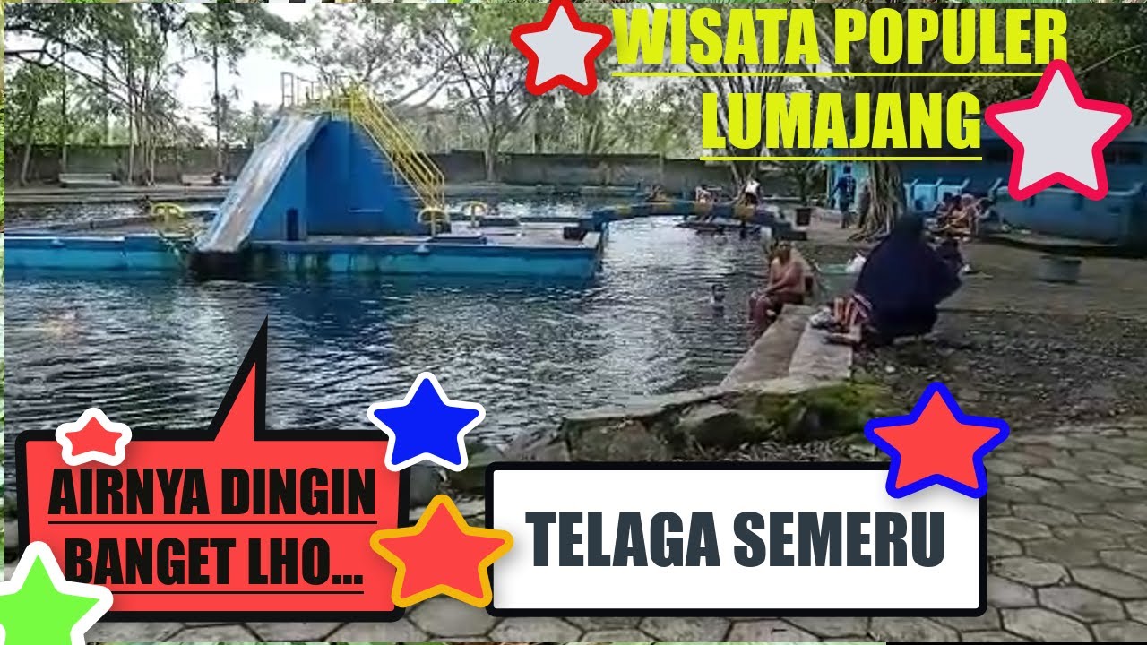 VLOG WISATA ALAM TELAGA SEMERU PASIRIAN LUMAJANG JATIM, AIRNYA JERNIH DAN DINGIN