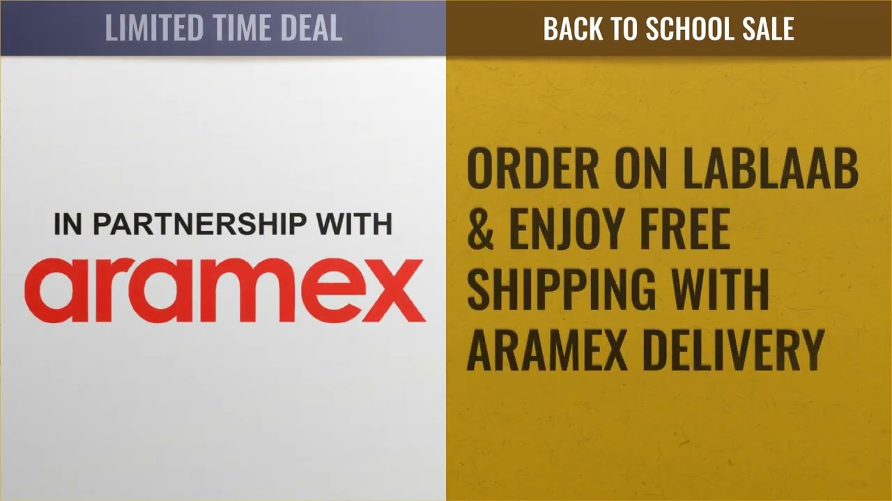 Lablaab Partners with Aramex for Fast and Free Shipping