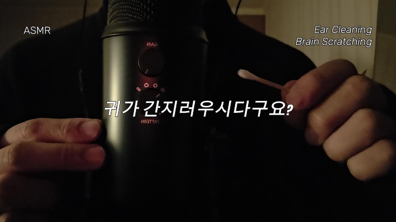ASMR 귀파기 & 뇌긁기 | 귀 안까지 시원한 긁는 소리 (No Talking)