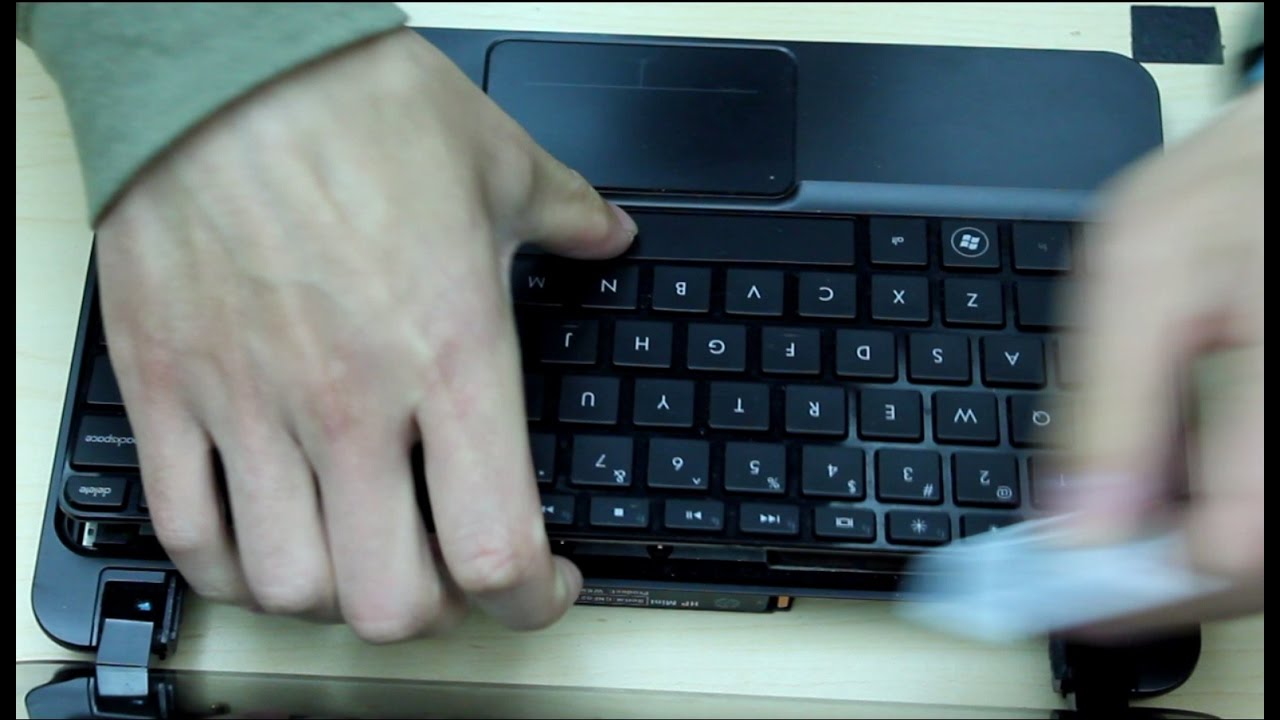 hp  mini 210 1000 series   -210-1076nr disassembly remove motherboard/hard drive,kb,screen cable