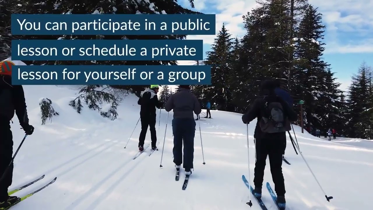Cross-country Ski Lessons for Adults on Mt Spokane