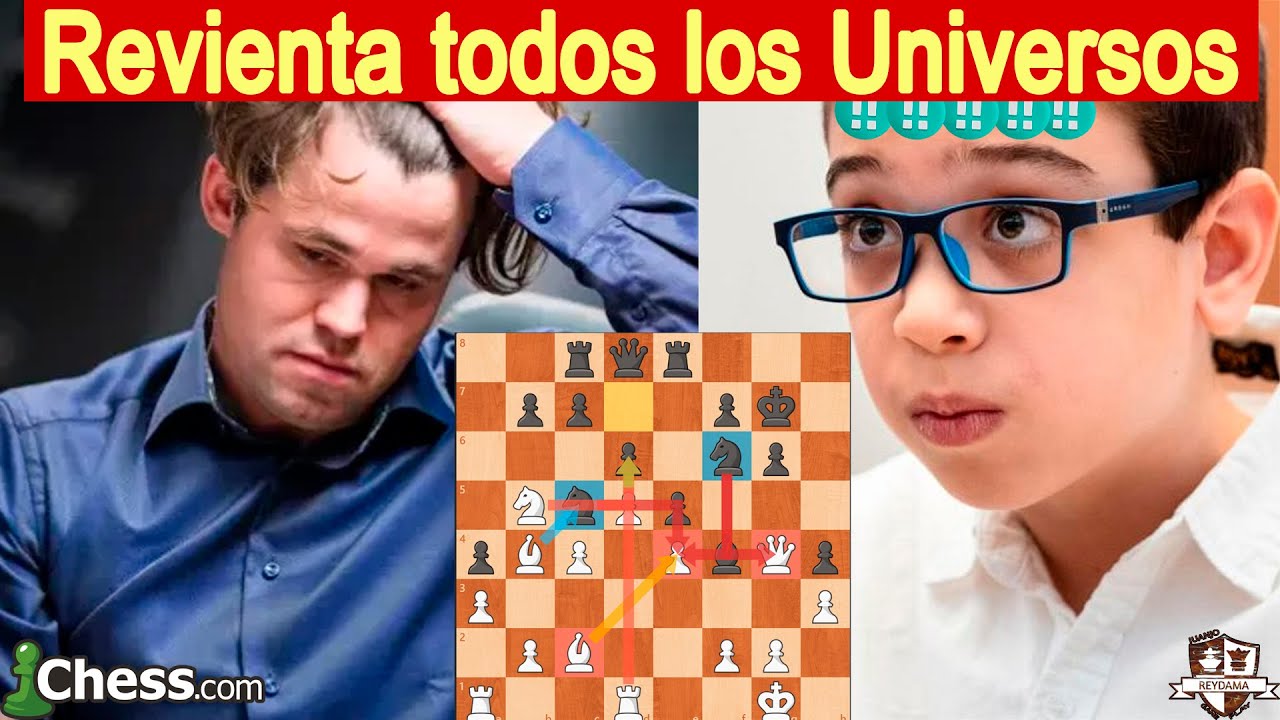 Faustino Oro Revienta todos los Universos Vs Magnus Carlsen