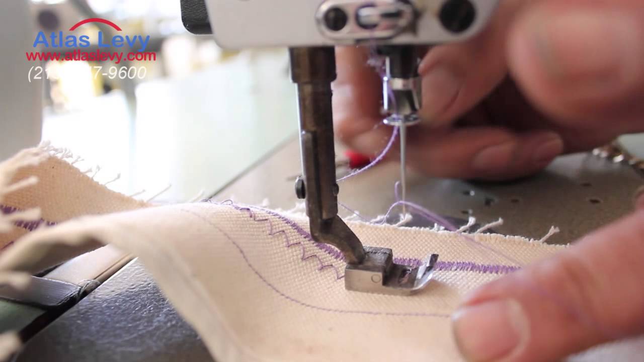 how to thread the  Juki LZ 1280  Zig Zag Industrial sewing Machine