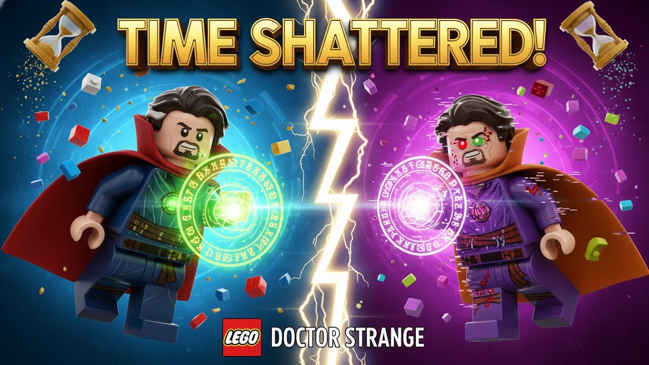 LEGO Doctor Strange vs TIME FRAGMENTS! | Epic Brick Animation | Time Loop Battle