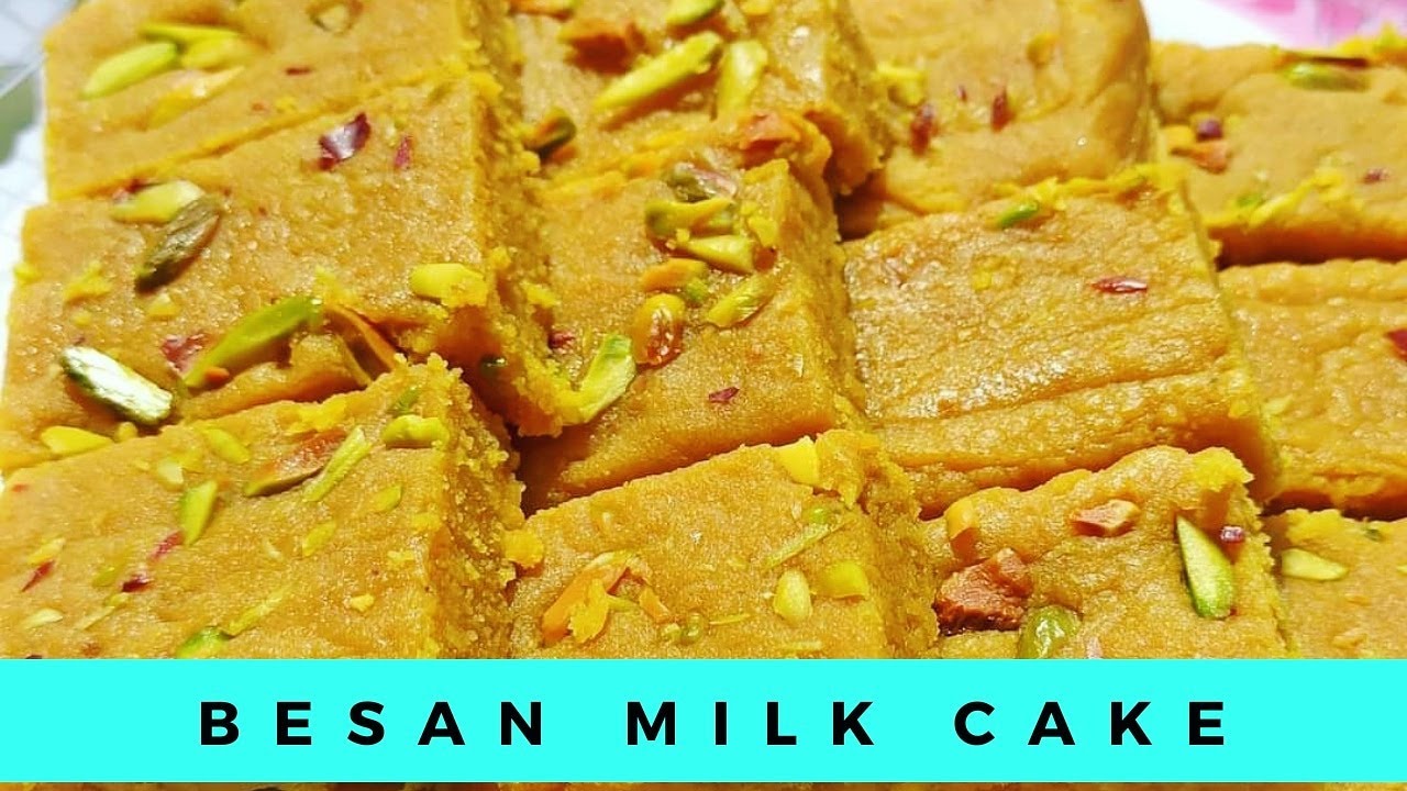 Besan Milk Cake Recipe || Besan Barfi Recipe || Besan Milk Barfi || Diwali Sweets Recipe