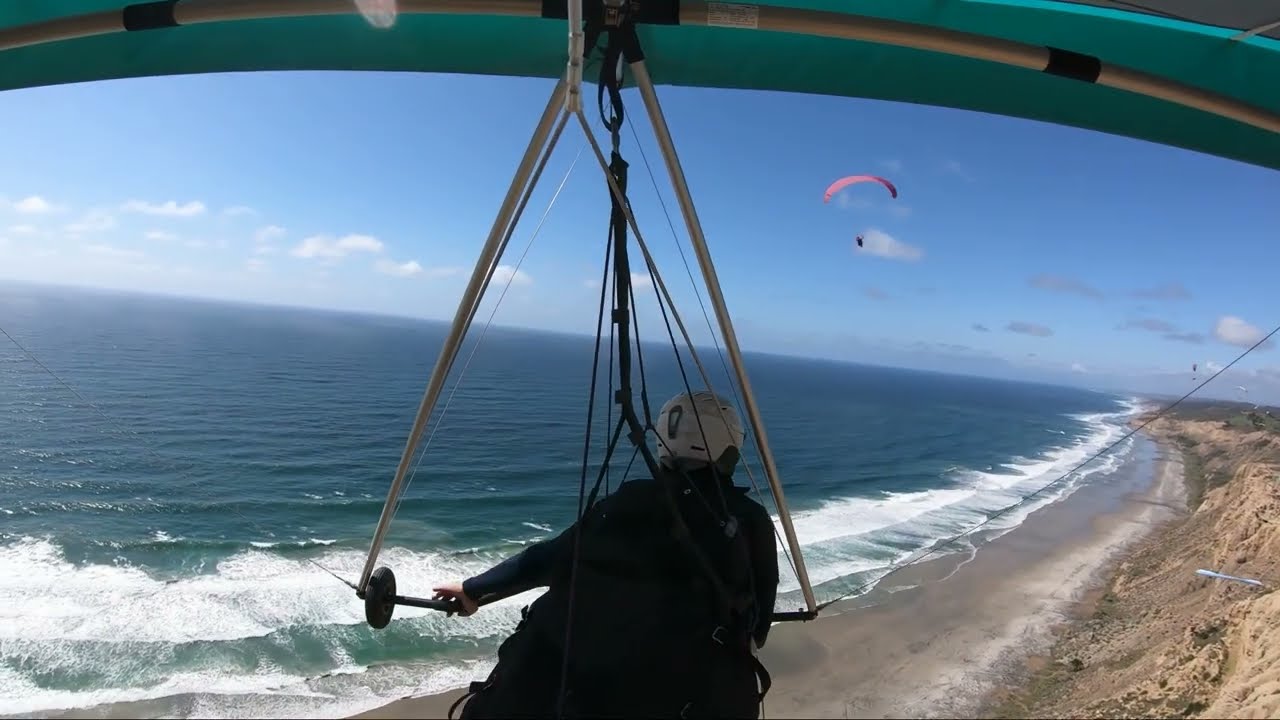 First Hang Gliding Flight at Torrey Pines on 3/29/22 [Full Length]