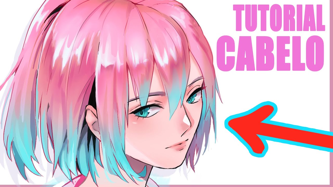 Como Desenhar e Pintar Cabelo