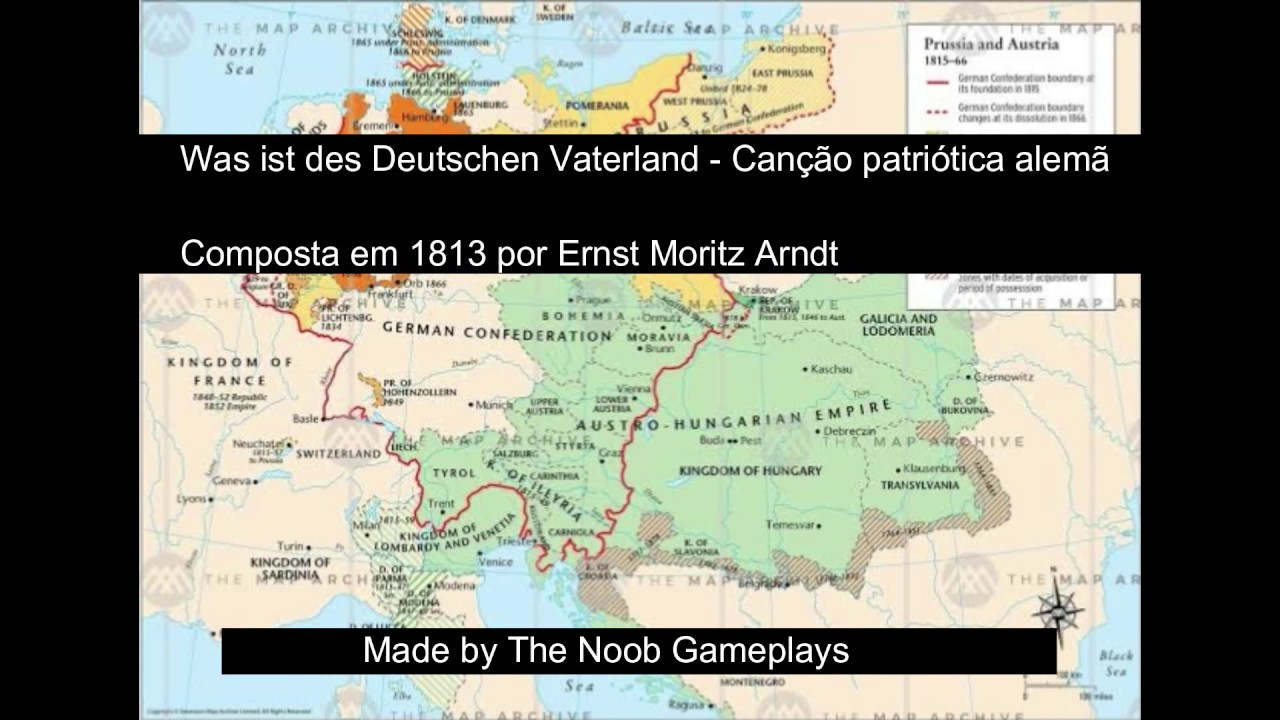 Was ist des Deutschen Vaterland - Canção patriótica alemã (Legendado DE-PT)