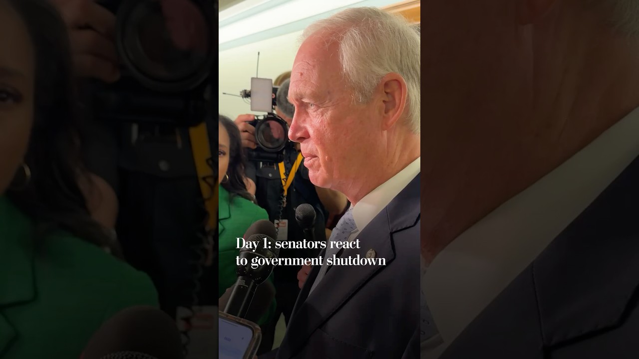 Day 1: senators react to government shutdown