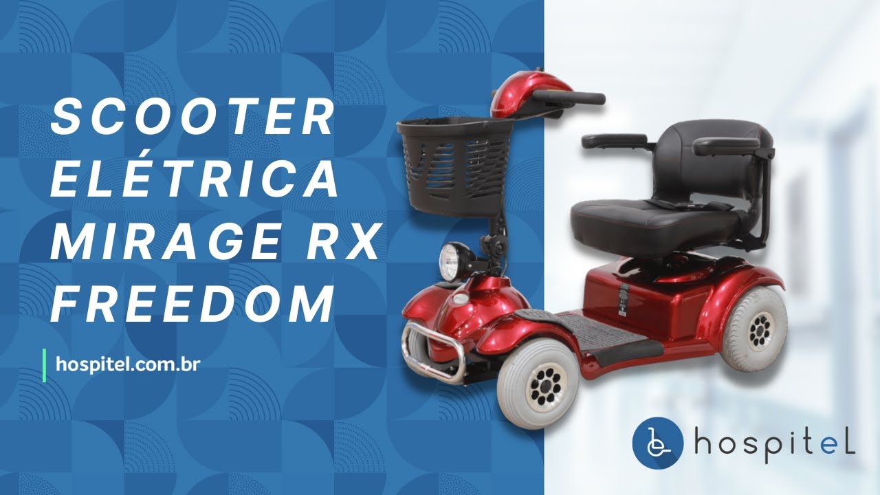 Cadeira Motorizada Scooter Elétrico Mirage RX Freedom | Hospitel