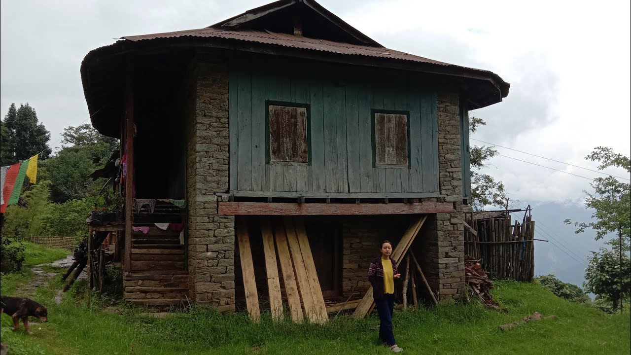 Rural life in Sikkim village