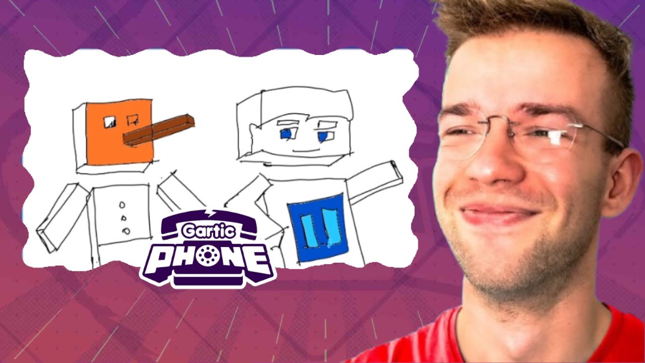 Pinokio i Doknes, nie wiem nie umiem rysować xd (Gartic Phone)