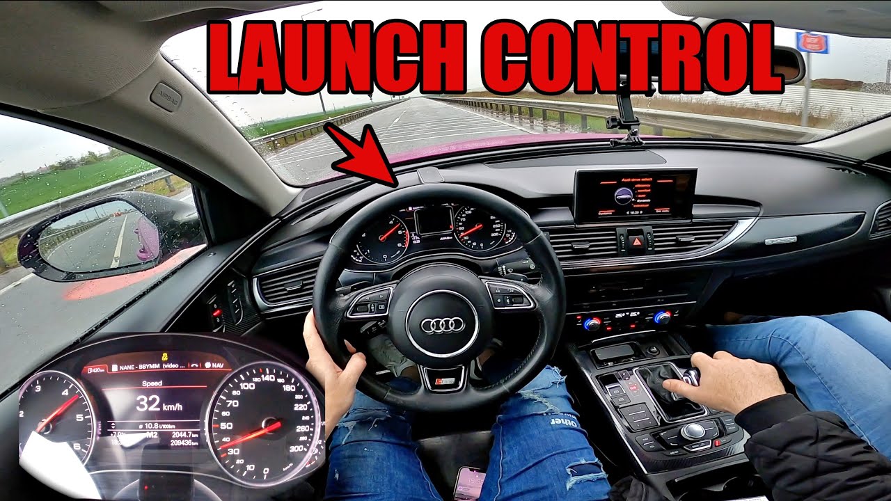 AUDI A6 3.0 TDI 245HP 0-100 LAUNCH CONTROL DRAGY